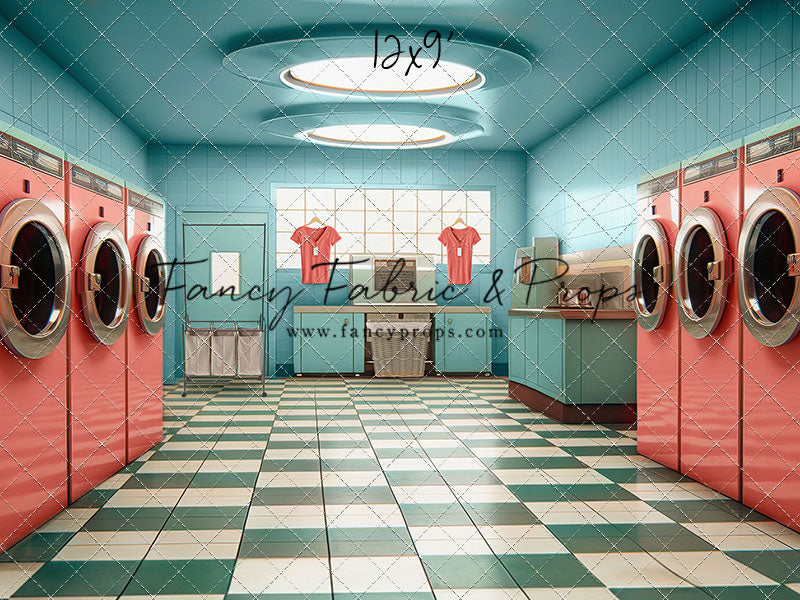 Laundry Day - Blue With Double Washers- With Sweep Option