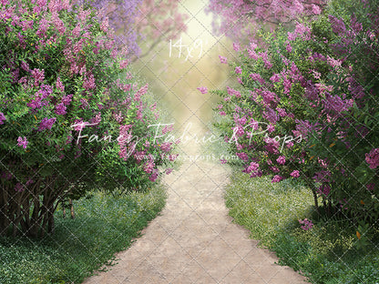 Lilac Garden Path - With Sweep Option
