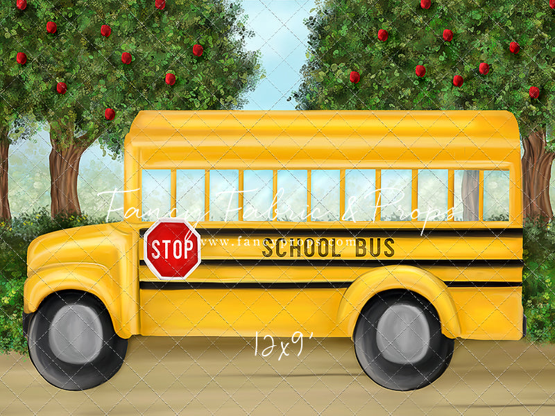 Little Yellow School Bus - With Sweep Option