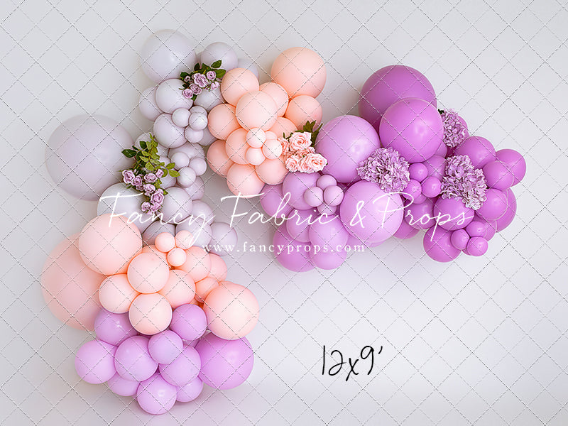 Pretty Magenta Magic Balloon Arch