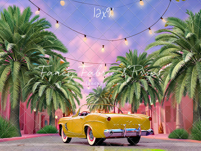 Malibu Shopping Center - Yellow Car - With Sweep Option