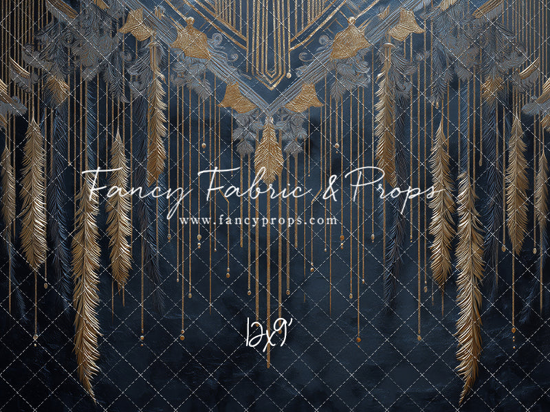 Midnight Feather Cascade - With Sweep Option