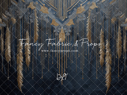 Midnight Feather Cascade - With Sweep Option