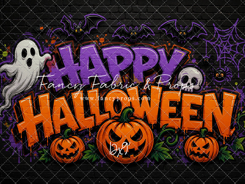Midnight Graffiti Halloween - With Sweep Option