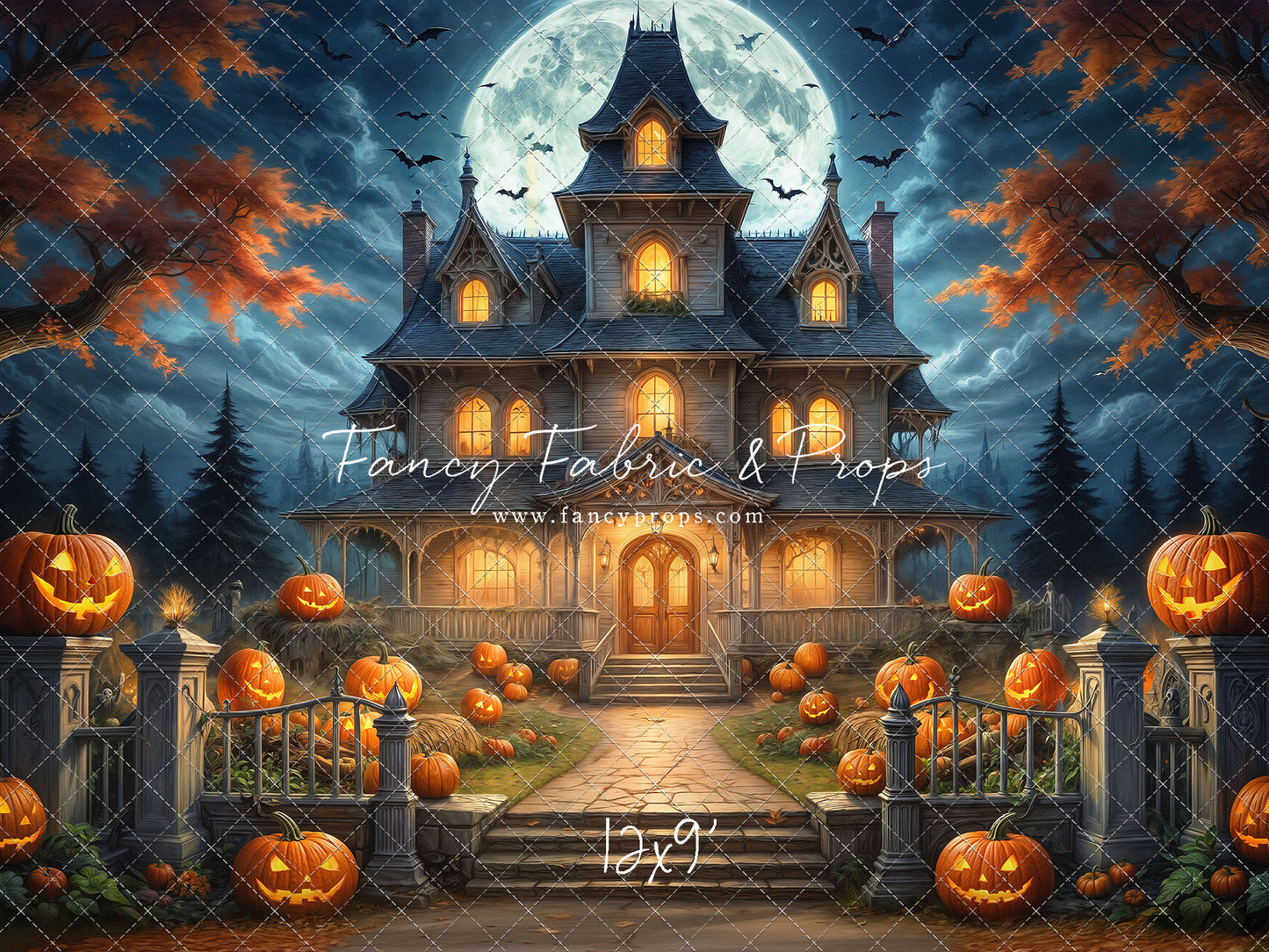 Moonlit Jack-O-Lantern Estate - With Sweep Option