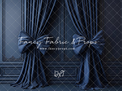 Navy Luxe Bows - With Sweep Option