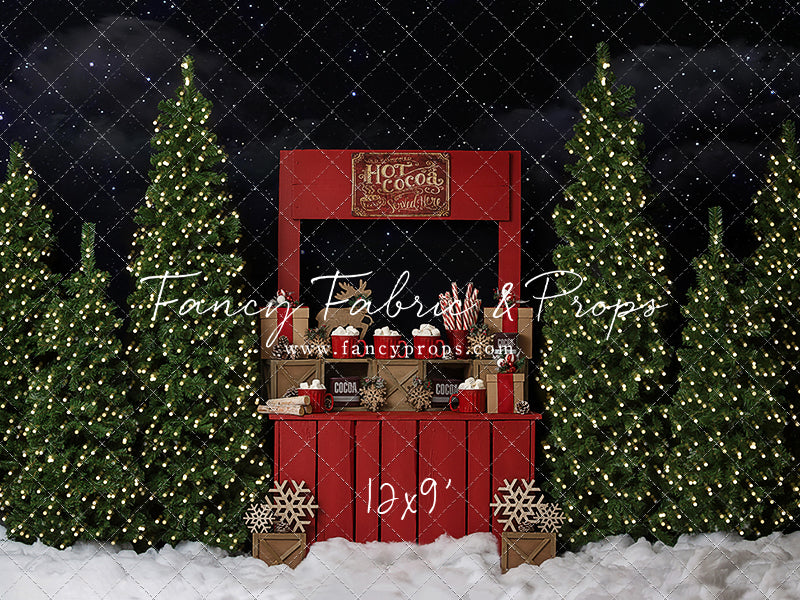 Nighttime Cocoa Stand