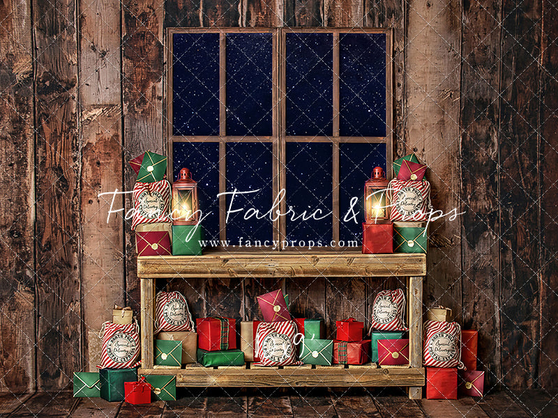 North Pole Mail Room Window