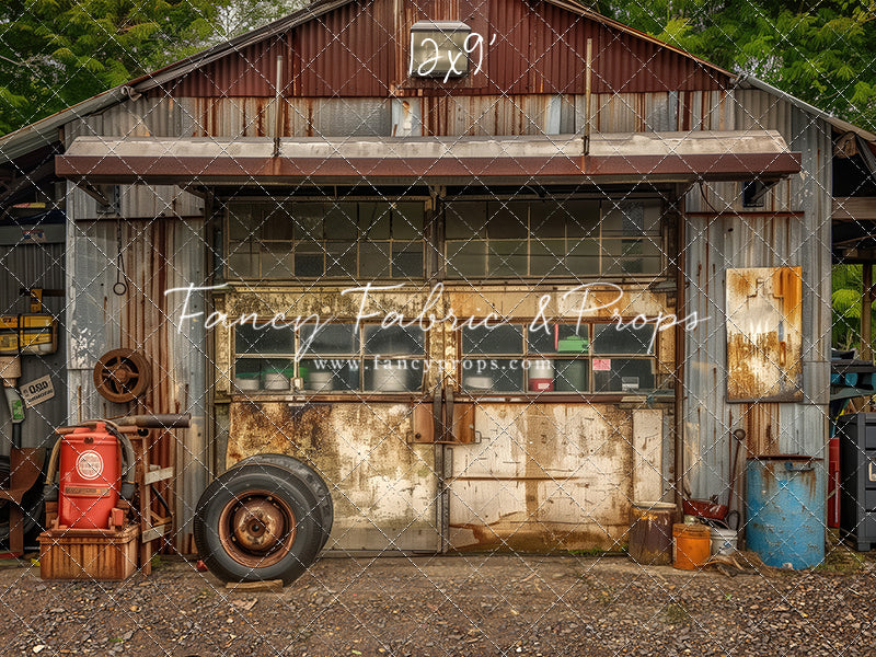 Old Rustic Garage - With Sweep Option