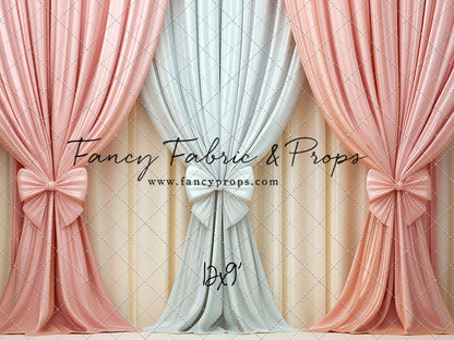 Pastel Bow Swag - With Sweep Option