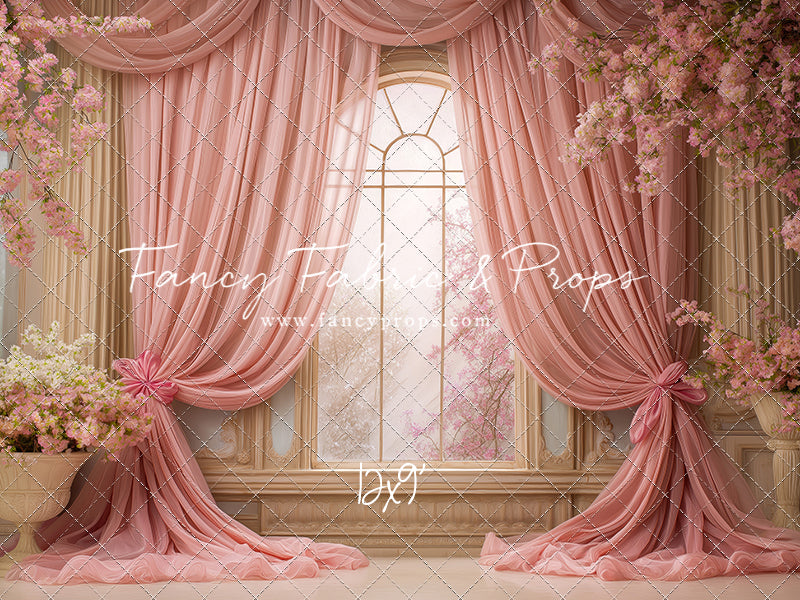 Pink Blossom Parlor - With Sweep Option