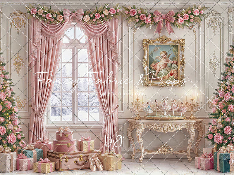 Pink Velvet Christmas - with Sweep Option