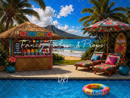 Poolside Snowcones - With Sweep Option