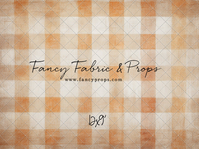 Pumpkin Patch Plaid - With Sweep Option