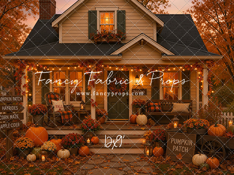 Pumpkin Patch Welcome - With Sweep Option
