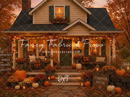 Pumpkin Patch Welcome - With Sweep Option