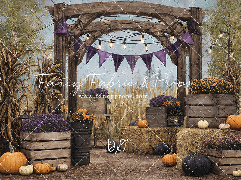 Pumpkin & Plum Harvest - with Sweep Option