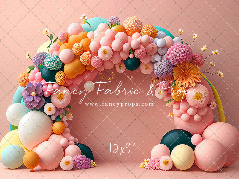 Rainbow Princess Paradise - Balloon Arch