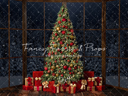 Red & Gold Bay Window