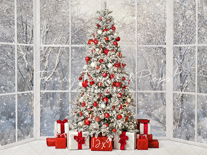 Red & White Holiday Birch