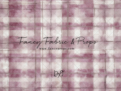 Rose Mist Plaid - With Sweep Option