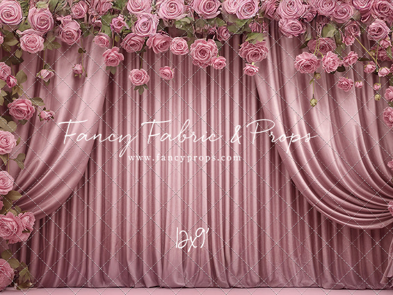 Rose Petal Curtain - With Sweep Option