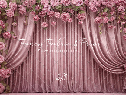 Rose Petal Curtain - With Sweep Option