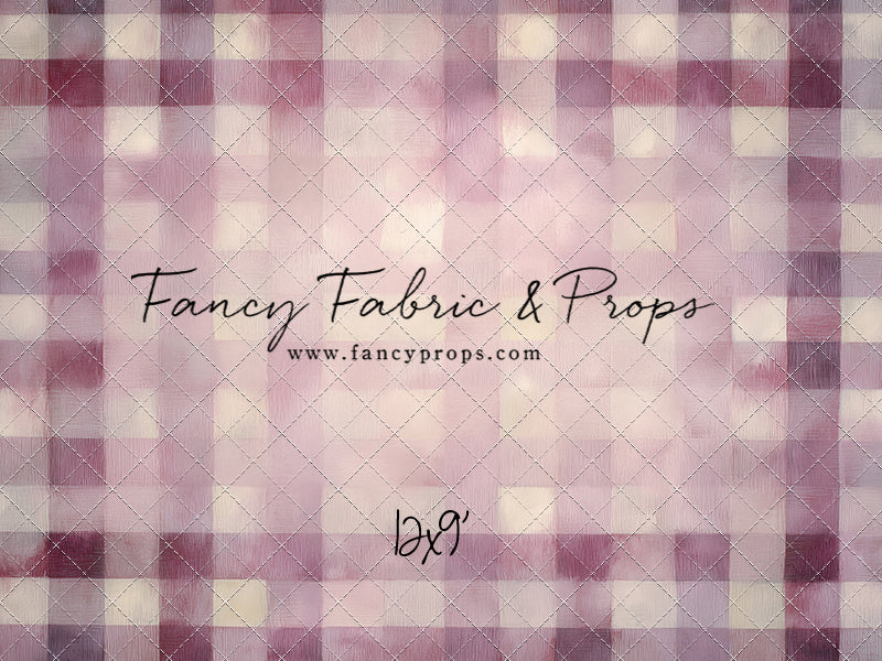 Rose Quartz Plaid - With Sweep Option