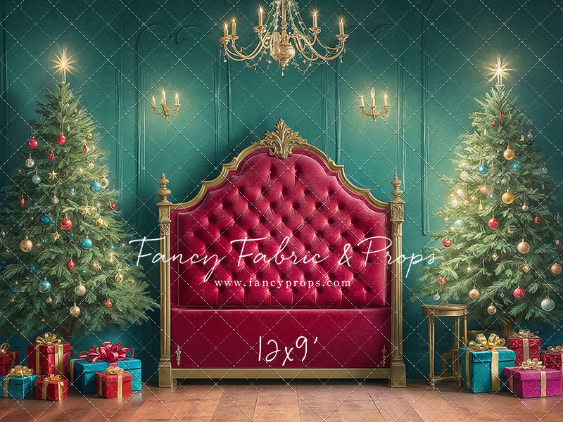 Royal Repose in Yuletide - With Sweep Option