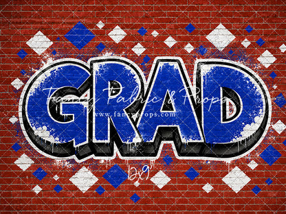 Royal & White Grad - With Sweep Option