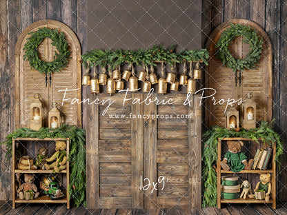 Rustic Christmas Charm Headboard