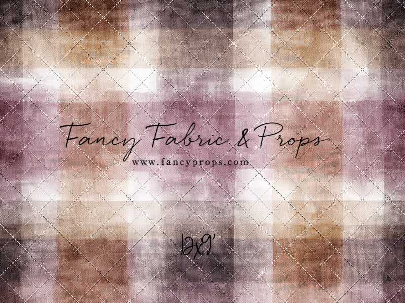 Rustic Plum Plaid - With Sweep Option