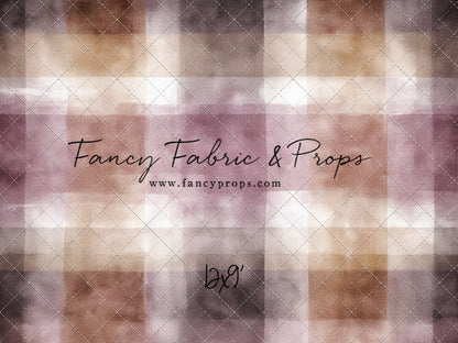 Rustic Plum Plaid - With Sweep Option