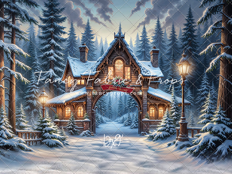 Santa's Village Entrance - With Sweep Option