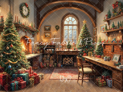 Santa's Winter Cabin - with Sweep Option