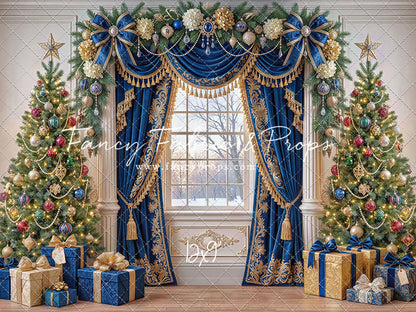 Sapphire & Gold Christmas - with Sweep Option