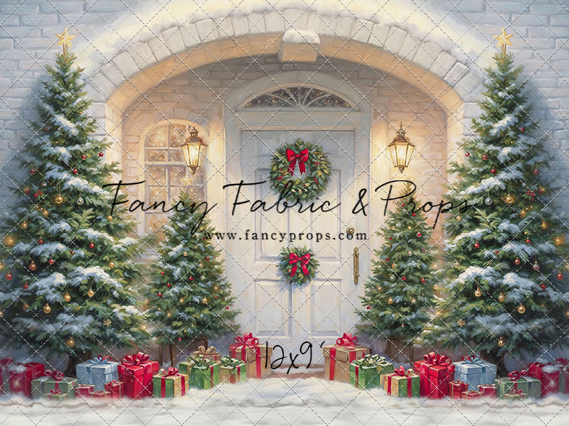 Snowy Doorstep Delight - With Sweep Option