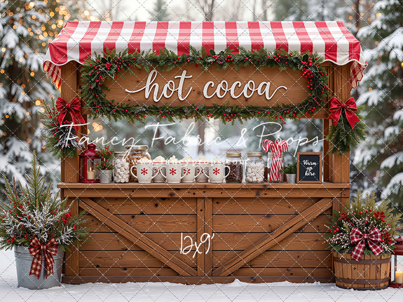 Snowy Sips Cocoa Bar - With Sweep Option