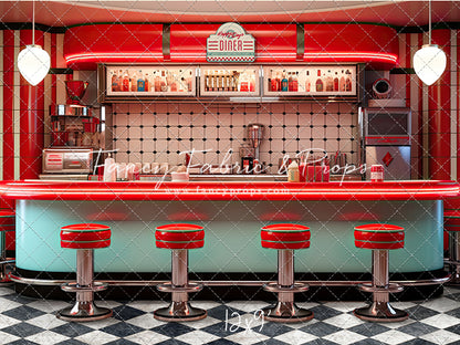 Soda Pop & Sock Hop Diner - With Sweep Option