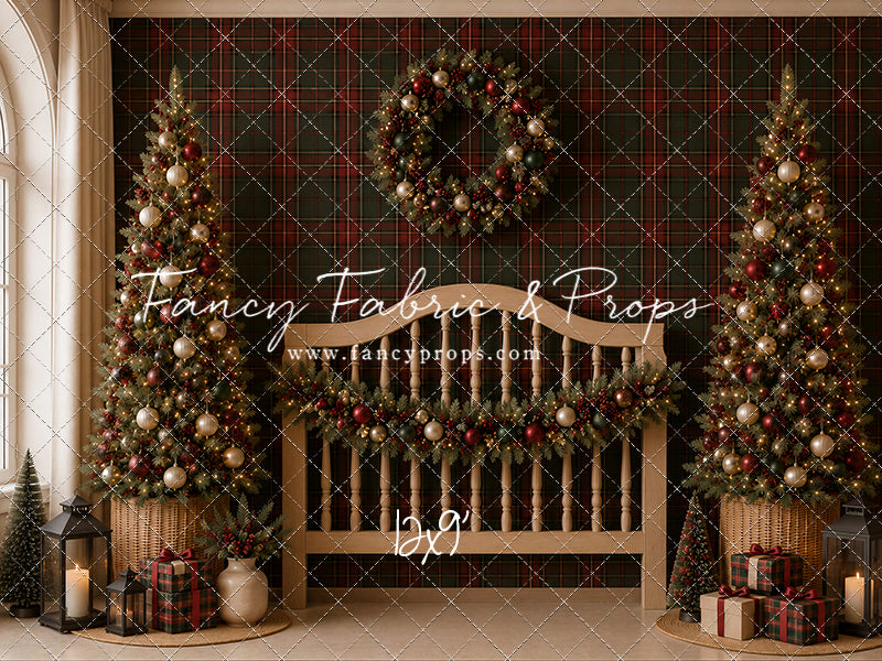 Sophisticated Holiday Headboard - with Sweep Option