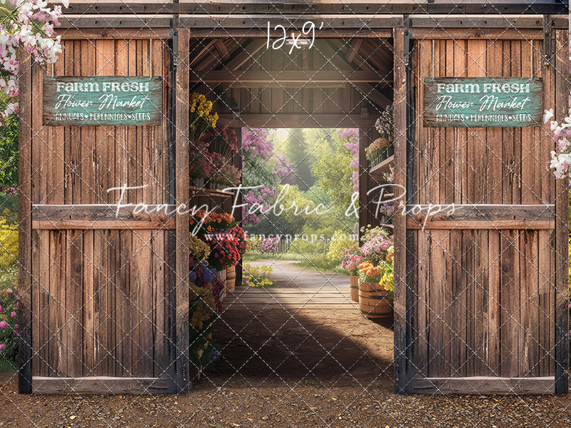 Farm Fresh Flower Barn - With Sweep Option