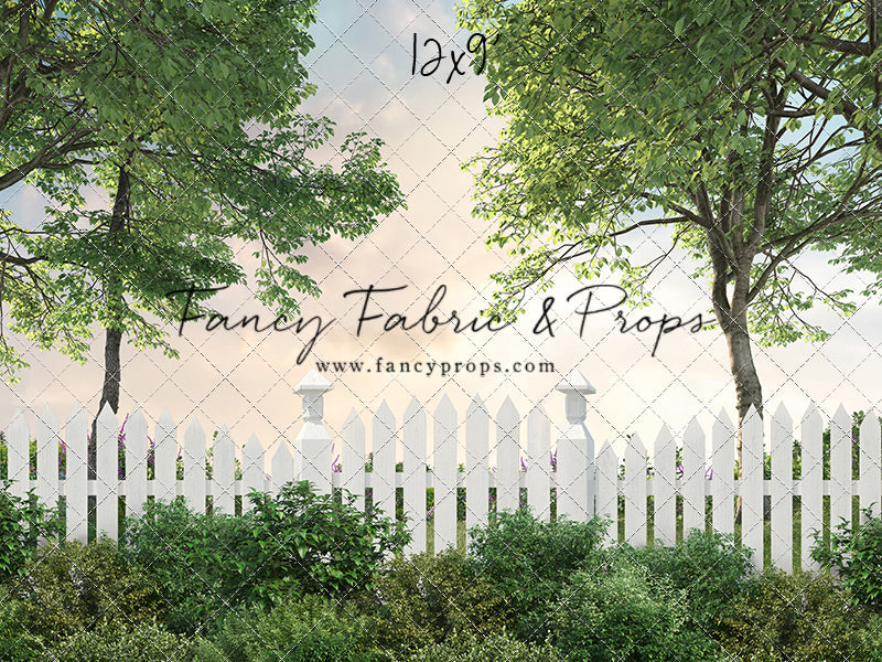 Spring Sunrise Garden Gate