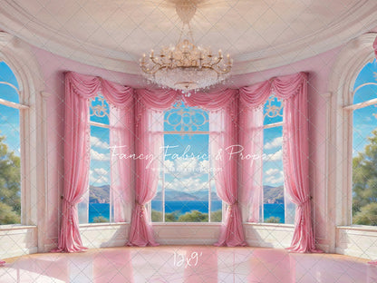 Summer Season Victorian Window - Marble Floor - With Sweep Option