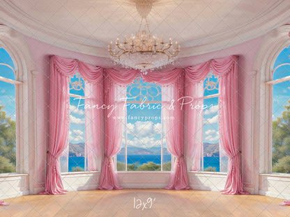 Summer Season Victorian Window - Wood Floor - With Sweep Option