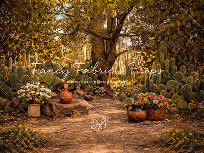 Sunlit Cactus Garden - With Sweep Option
