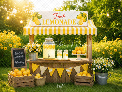 Sunny Days Lemonade Stand - With Sweep Option