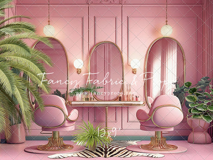 Teresa's Vanity - Pink Floor Option - With Sweep Option