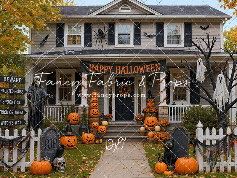 Trick or Treat Stop - With Sweep Option