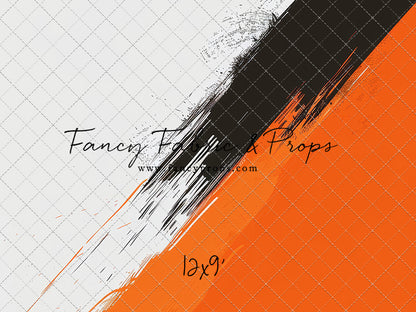 Varsity Orange & Black