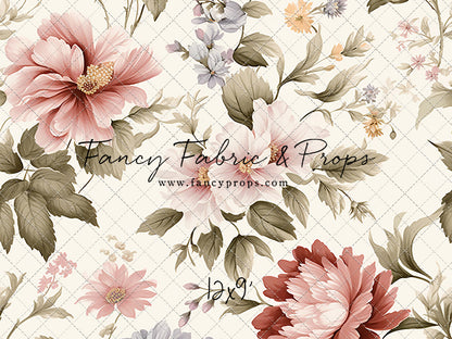 Vintage Pastel Blooms